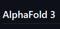 AlphaFold 3 logo
